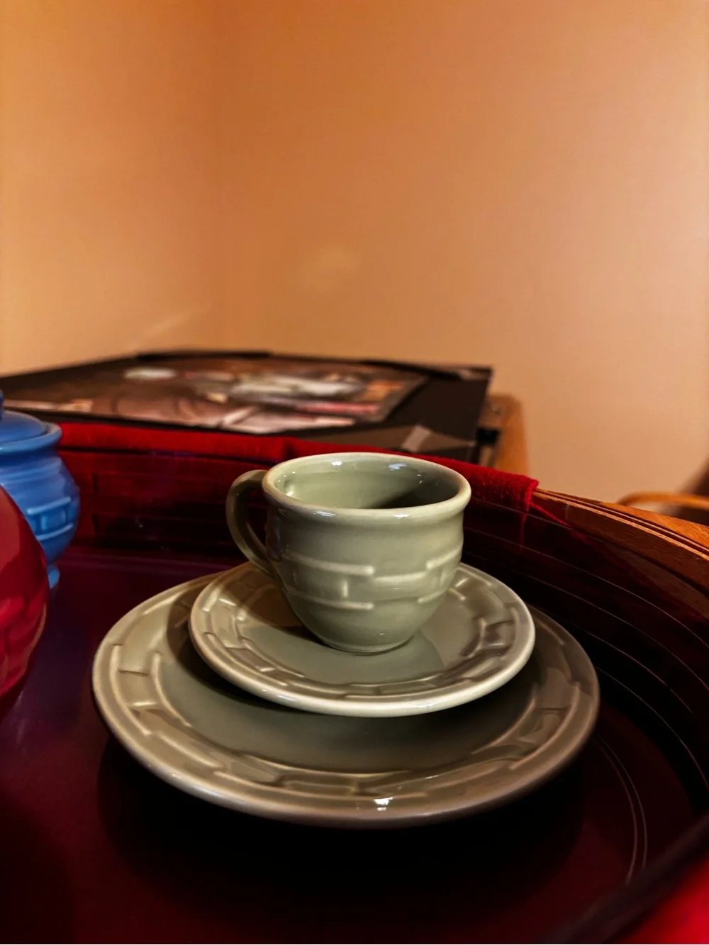 Longaberger colorful ceramic